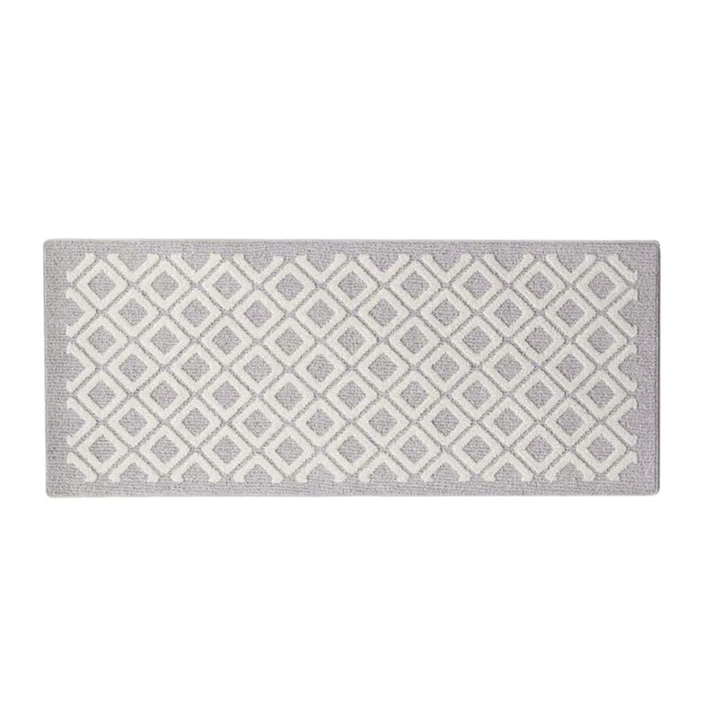 พรม MJHOMEDESIGNS BEDSIDE CARPET 74 ขนาด 60*160 ซม. เทา_0